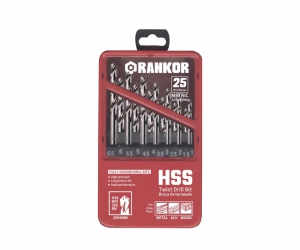 JUEGO DE BROCAS PARA METAL X 25 PZS (1 – 13 MM) / 100000043